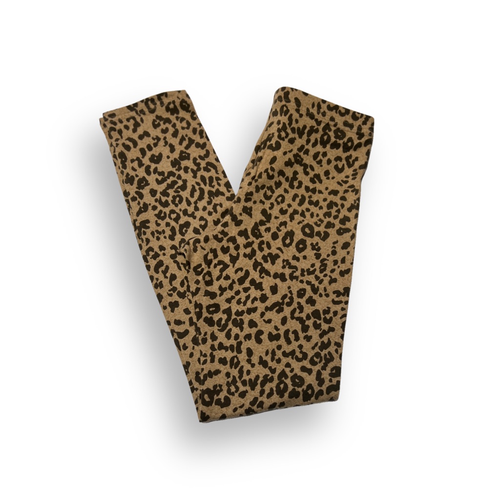 Old Navy Leggings Pink Leopard Print Large (10/12)